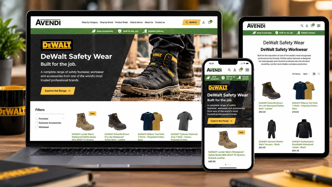 DeWalt Safety Wear Has Arrived at Avendi