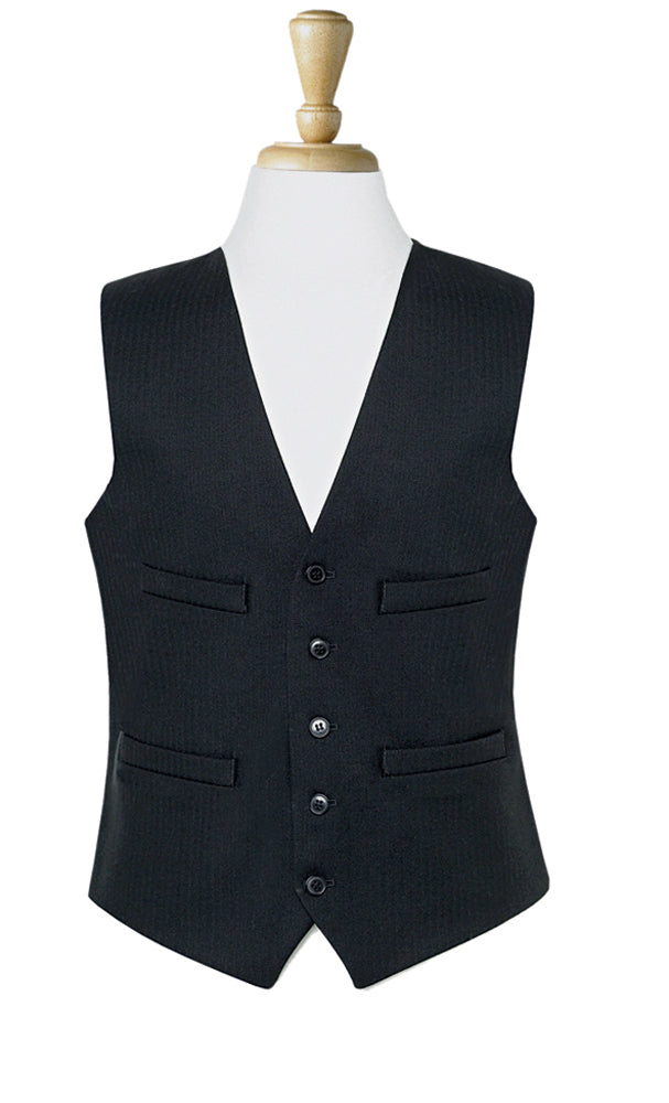 Brook Taverner Black Waistcoat Style 1081
