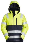 Snickers 1163 ProtecWork, Insulated Hood Jacket, High-Vis Class 3