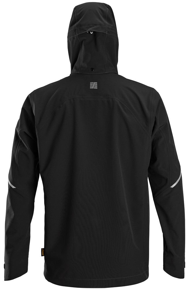 Snickers 1218 Flexiwork, Waterproof Softshell Jacket with Hood