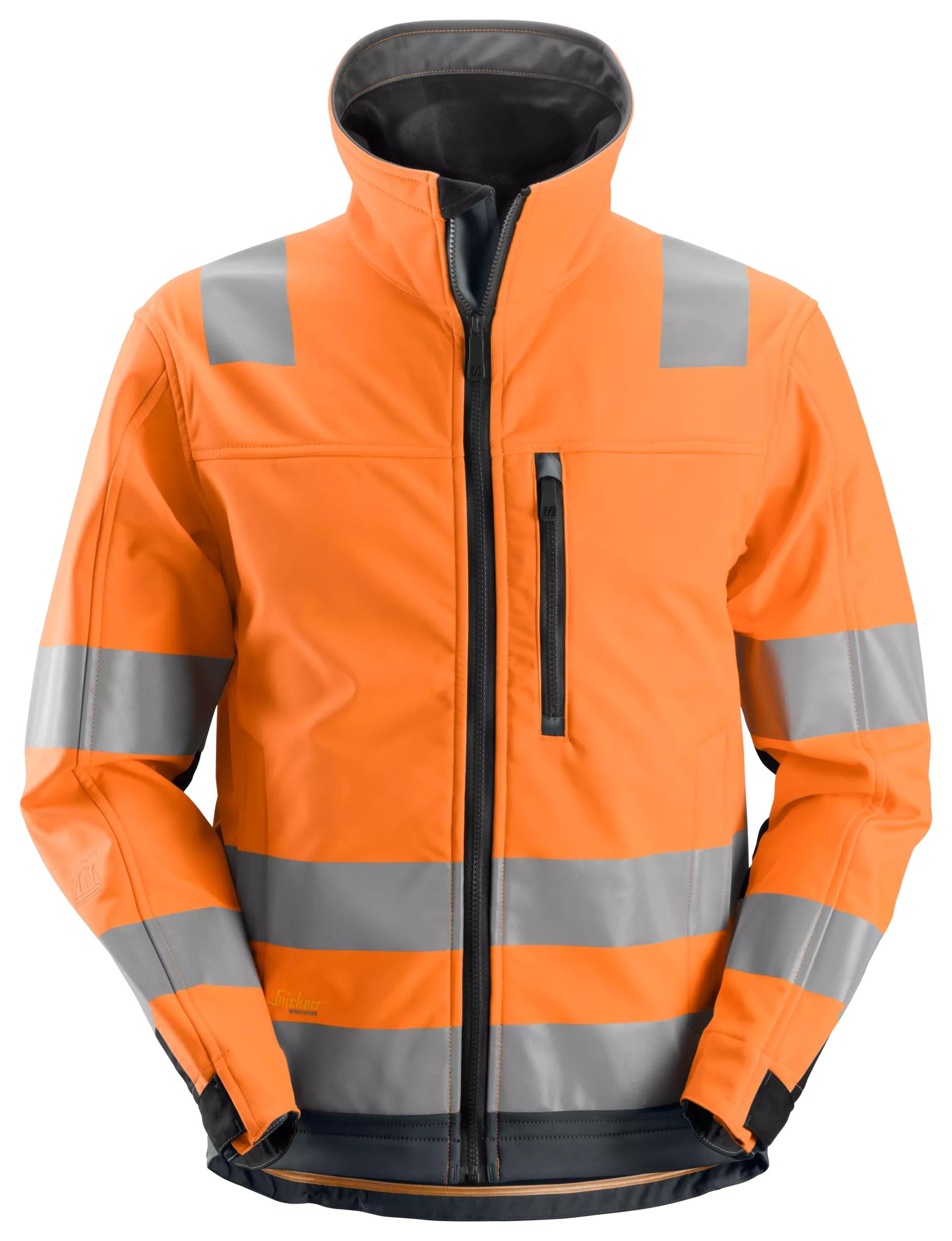 Snickers 1230 AllroundWork, High-Vis Softshell Jacket Class 3