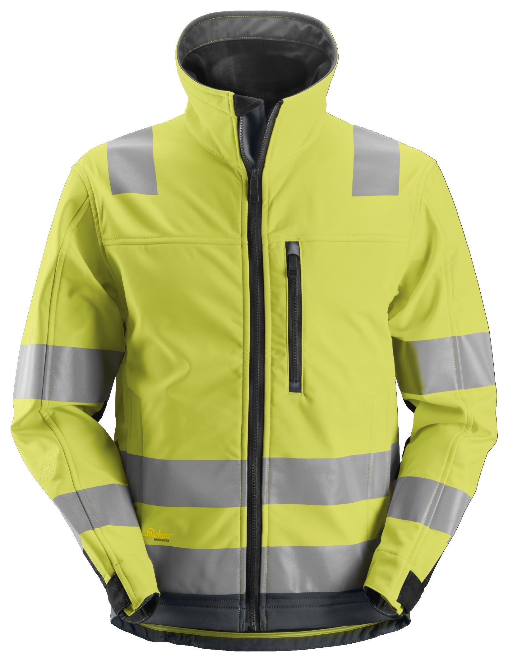 Snickers 1230 AllroundWork, High-Vis Softshell Jacket Class 3
