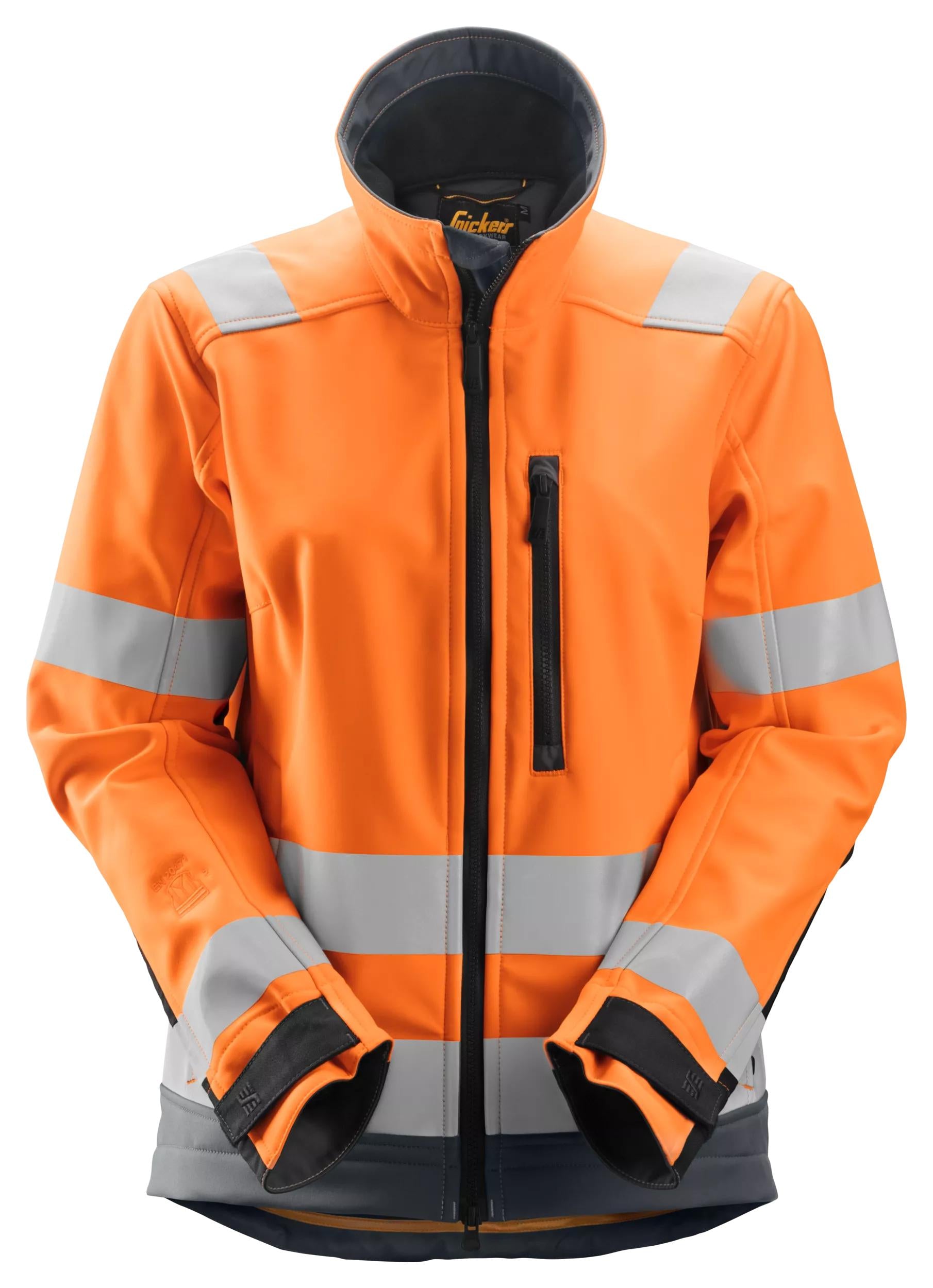Snickers 1237 AllroundWork, Women's High-Vis Softshell Jacket Class 2/3