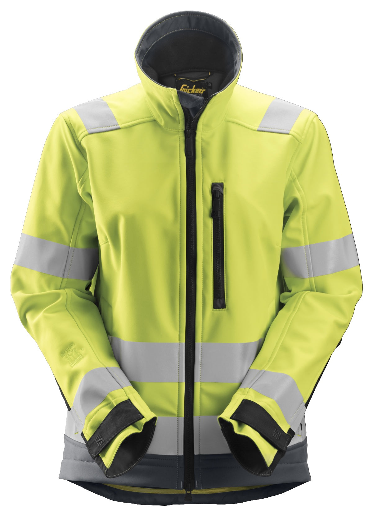 Snickers 1237 AllroundWork, Women's High-Vis Softshell Jacket Class 2/3