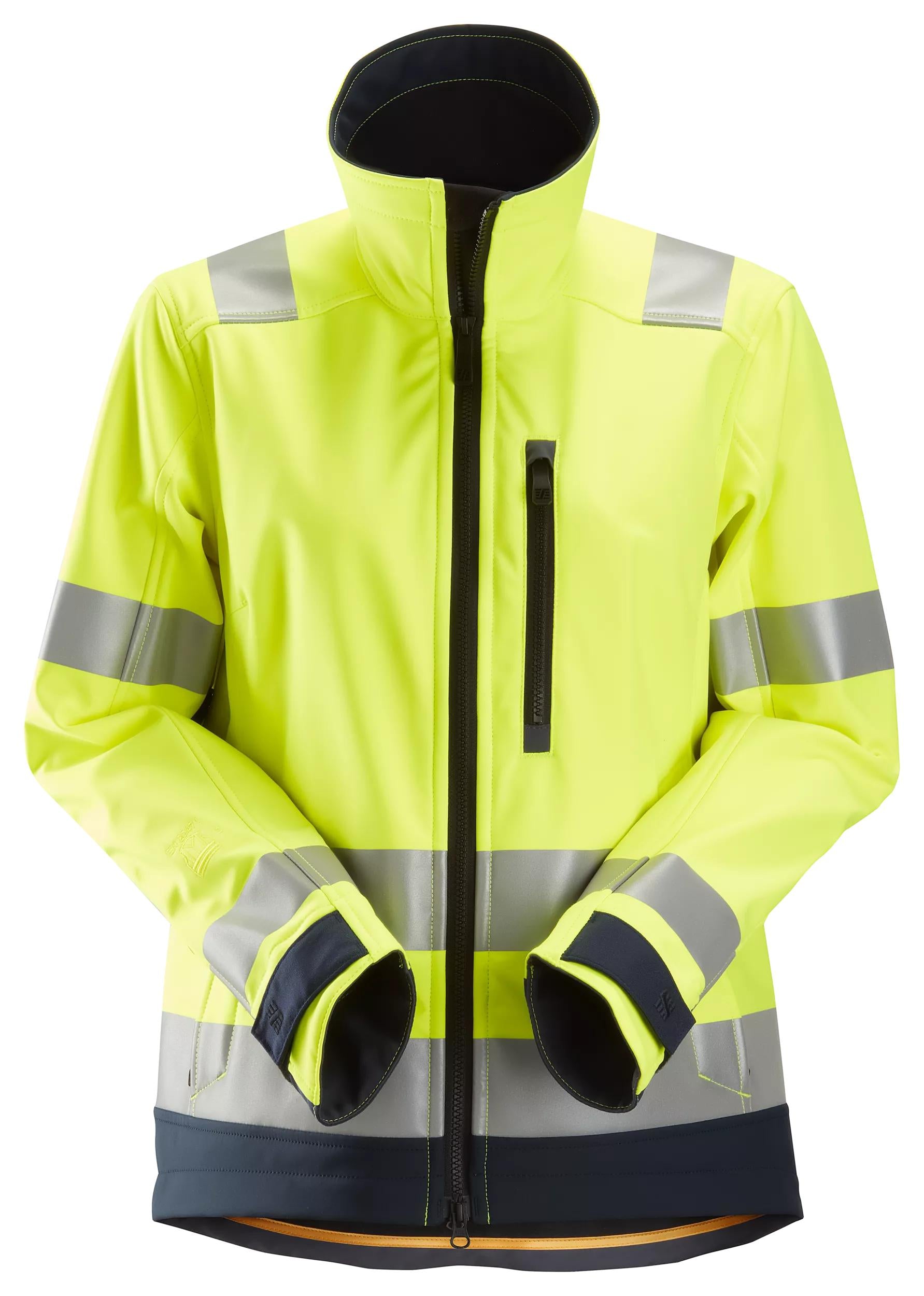 Snickers 1237 AllroundWork, Women's High-Vis Softshell Jacket Class 2/3