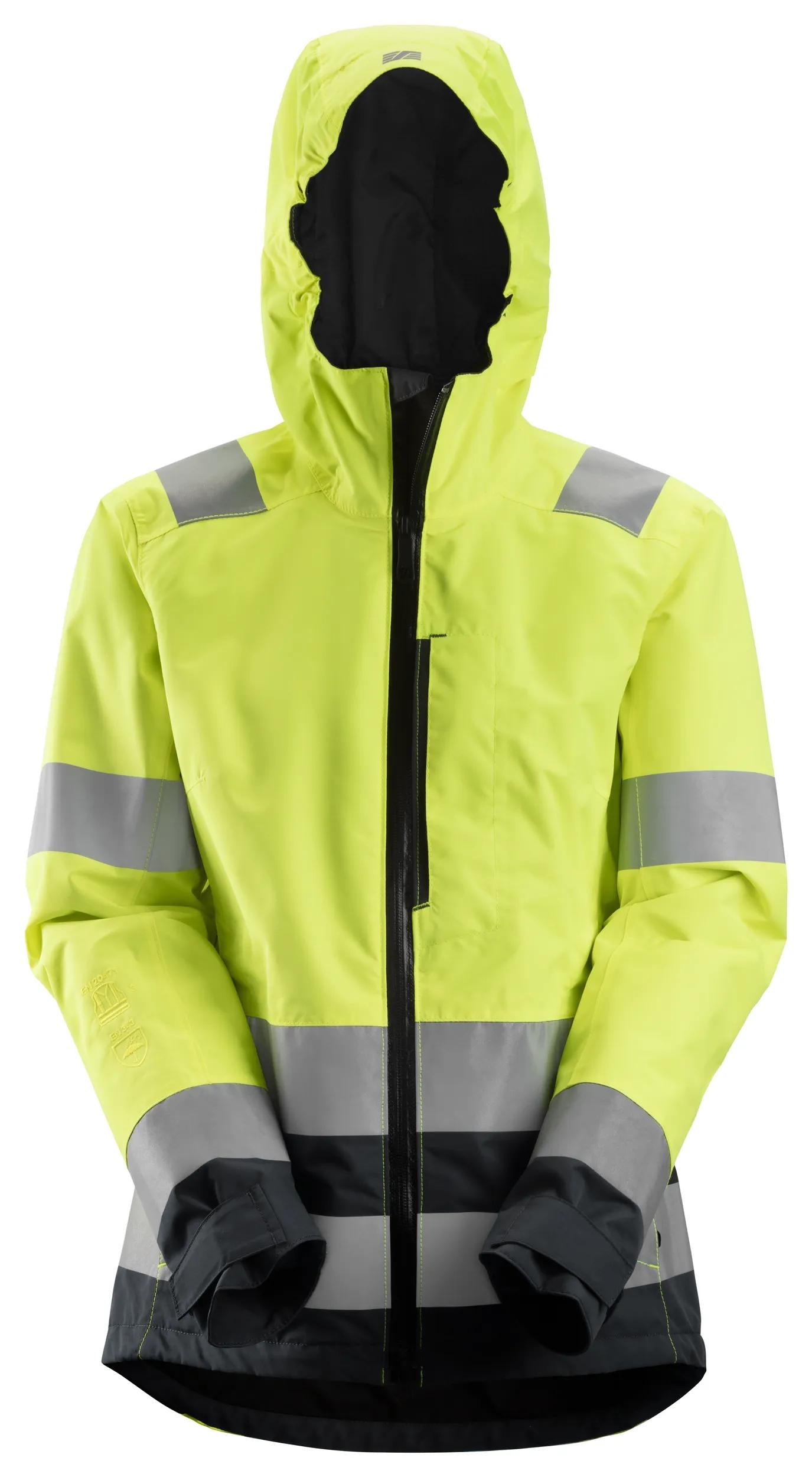 Snickers 1347 AllroundWork, Women's High-Vis Waterproof Shell Jacket Class 2/3
