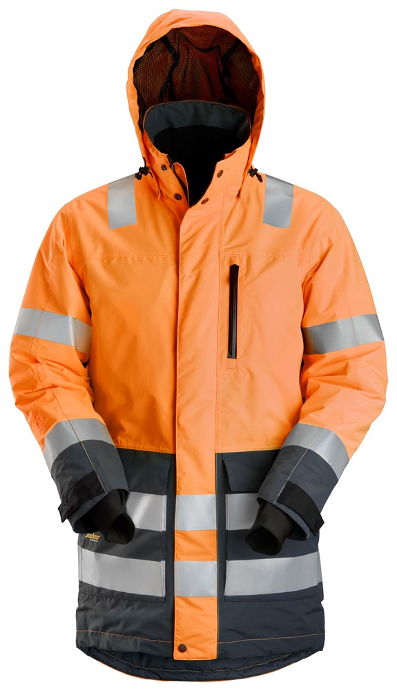 Snickers 1830 AllroundWork, High-Vis Waterproof Parka Class 3