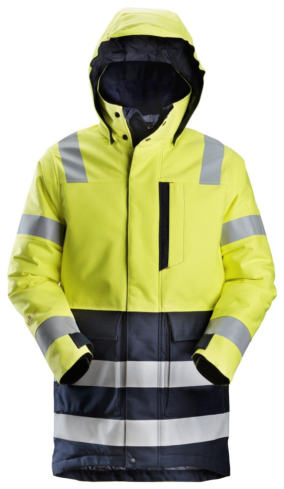 Snickers 1860 ProtecWork, Insulated Parka, High-Vis Class 3