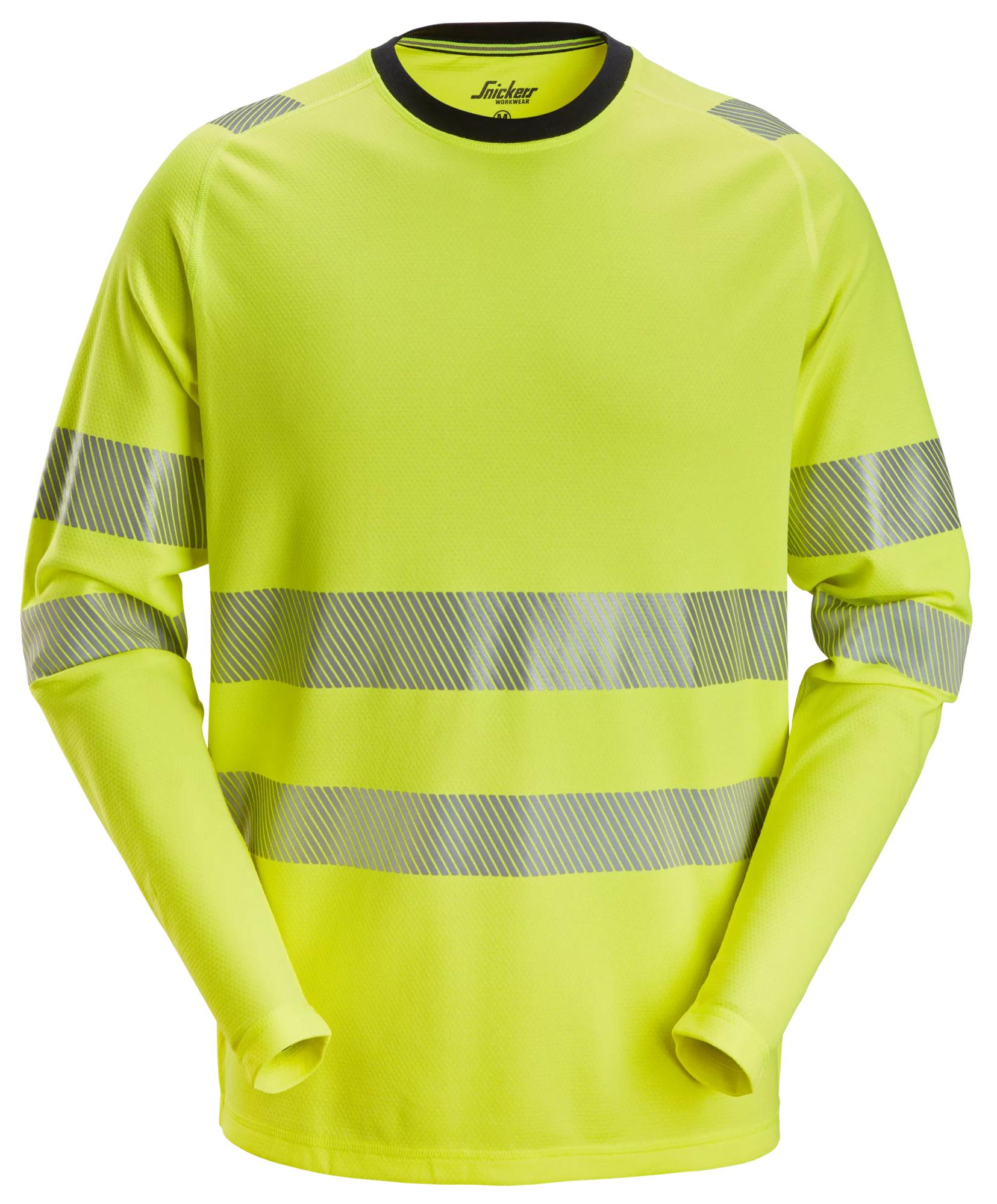 Snickers 2431 High-Vis Class 2/3 Long-Sleeve T-Shirt