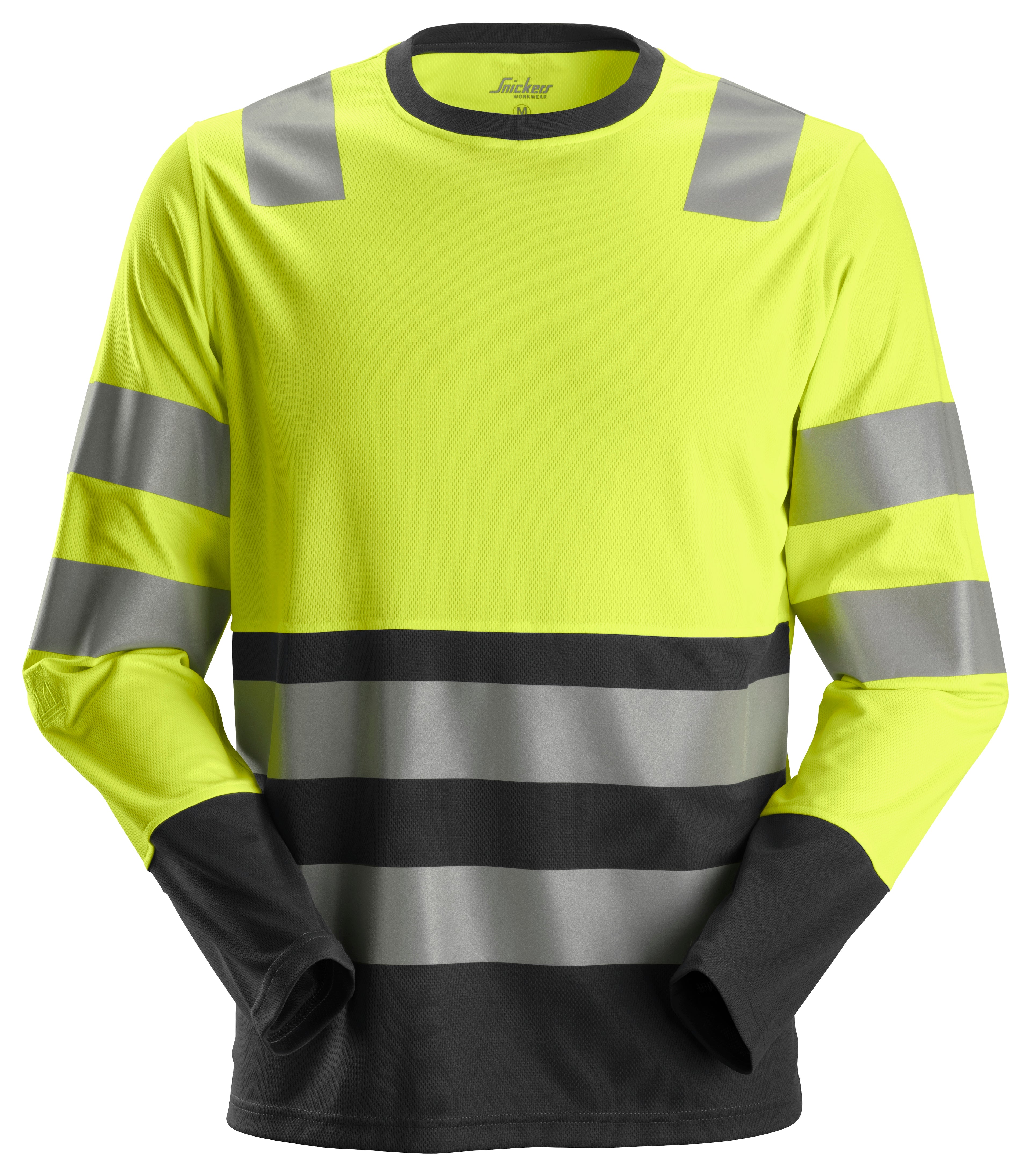 Snickers 2433 High-Vis Long Sleeve T-Shirt Class 2