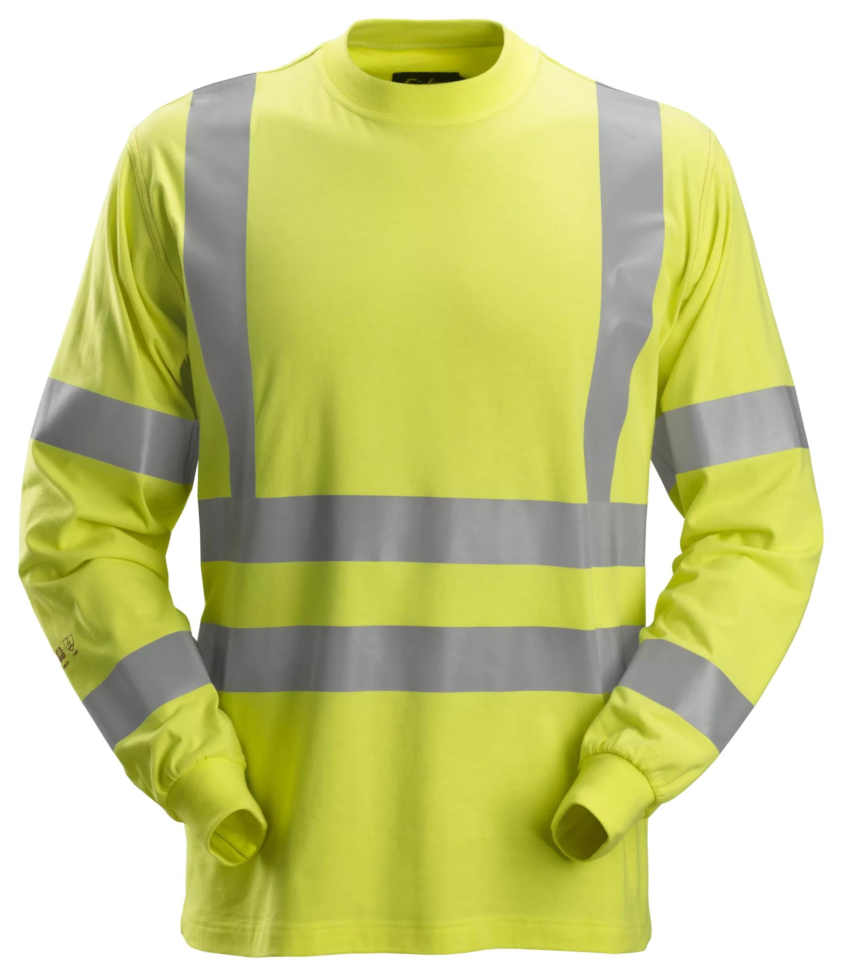 Snickers 2461 ProtecWork, Long Sleeve T-Shirt, High-Vis Class 3