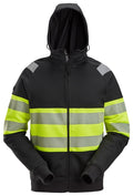 Snickers 2838 High-Vis Class 1 Full Zip Hoodie