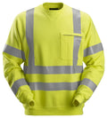 Snickers 2863 ProtecWork, Sweatshirt, High-Vis Class 3