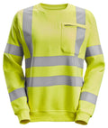 Snickers 2876 ProtecWork, Women's Sweatshirt, High-Vis Class 3/2