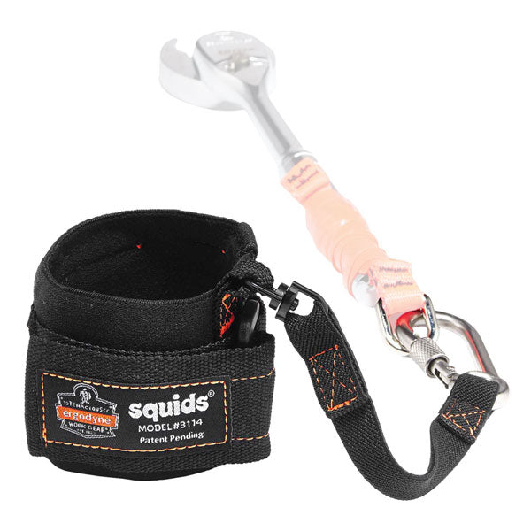Ergodyne Pull-On Wrist Tool Lanyard Carabiner. (Each)
