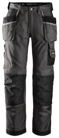Snickers 3214 Craftsmen Holster Pockets Trousers, Canvas+