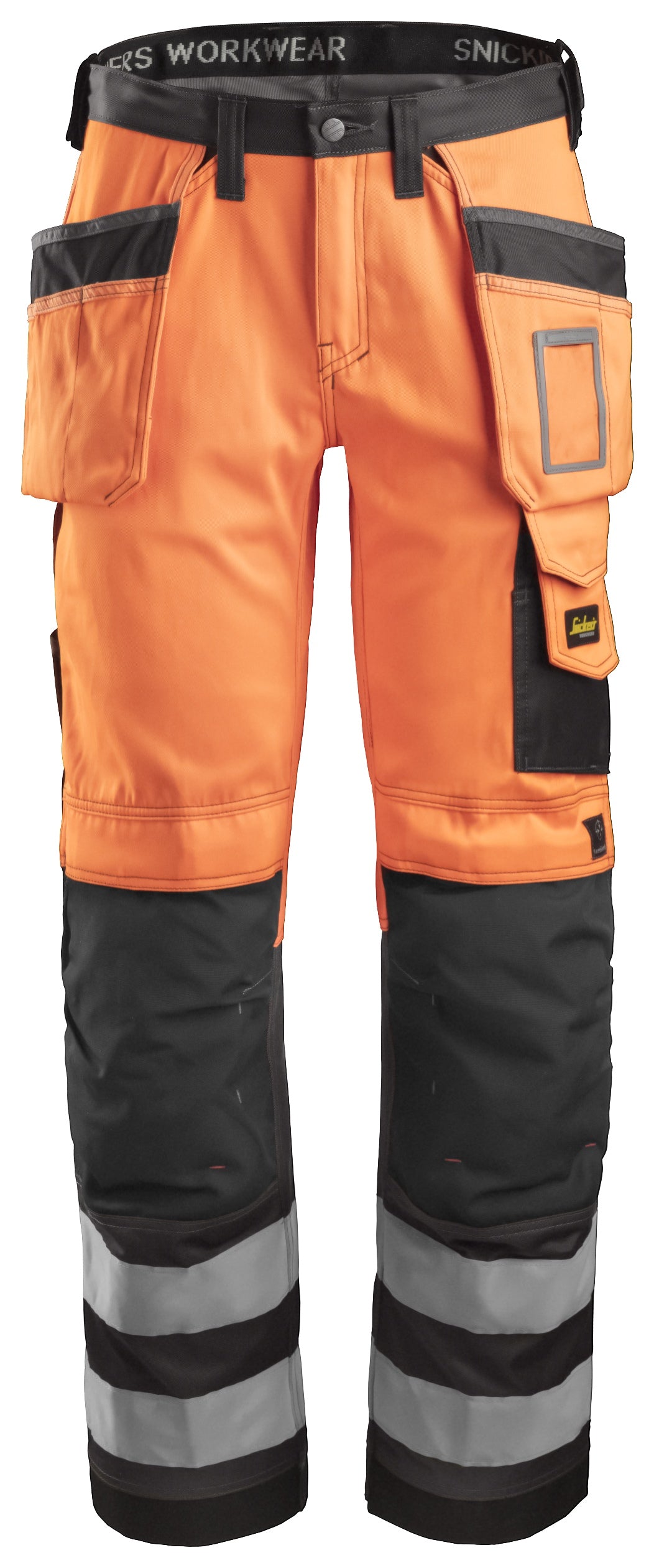 Snickers 3233 High-Vis Holster Pockets Trousers Class 2