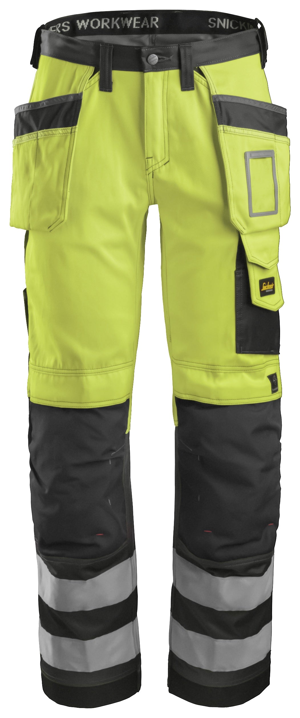 Snickers 3233 High-Vis Holster Pockets Trousers Class 2
