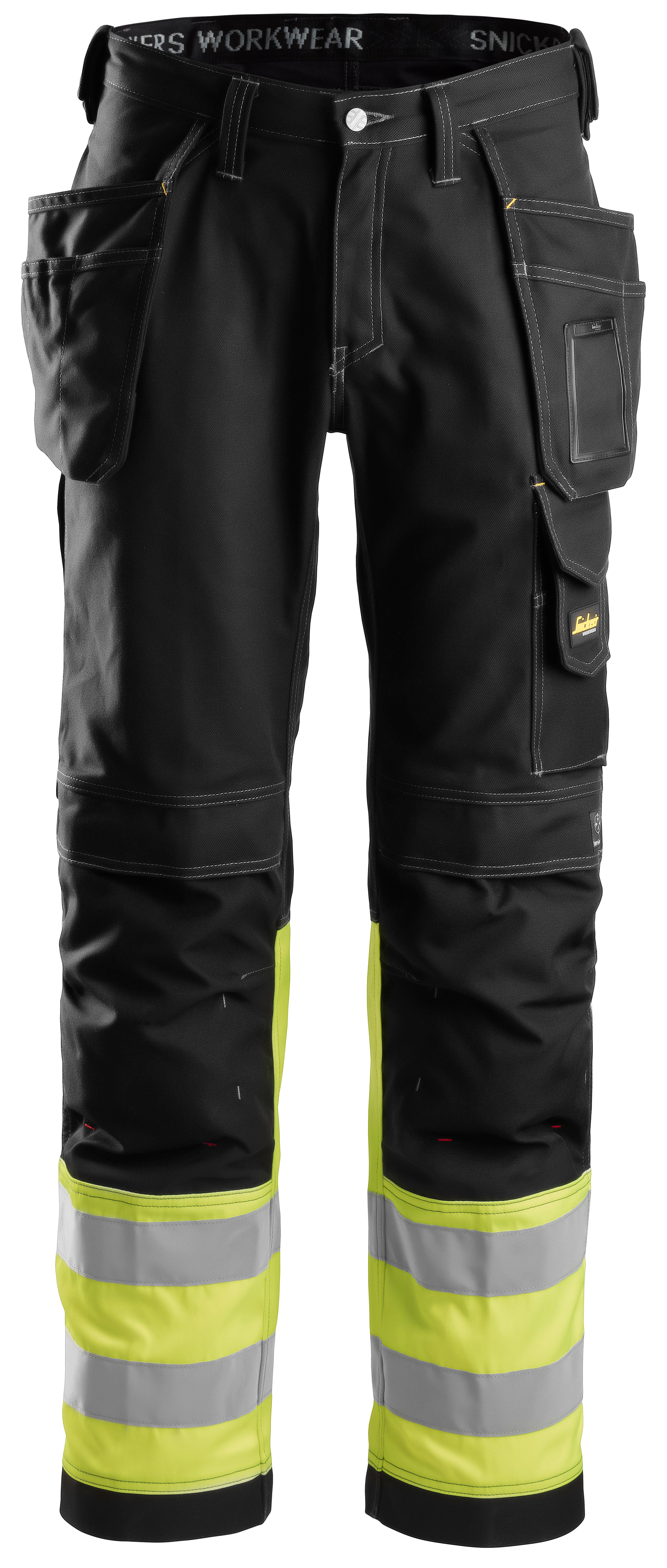 Snickers 3235 High-Vis Holster Pockets Cotton Trousers Class 1