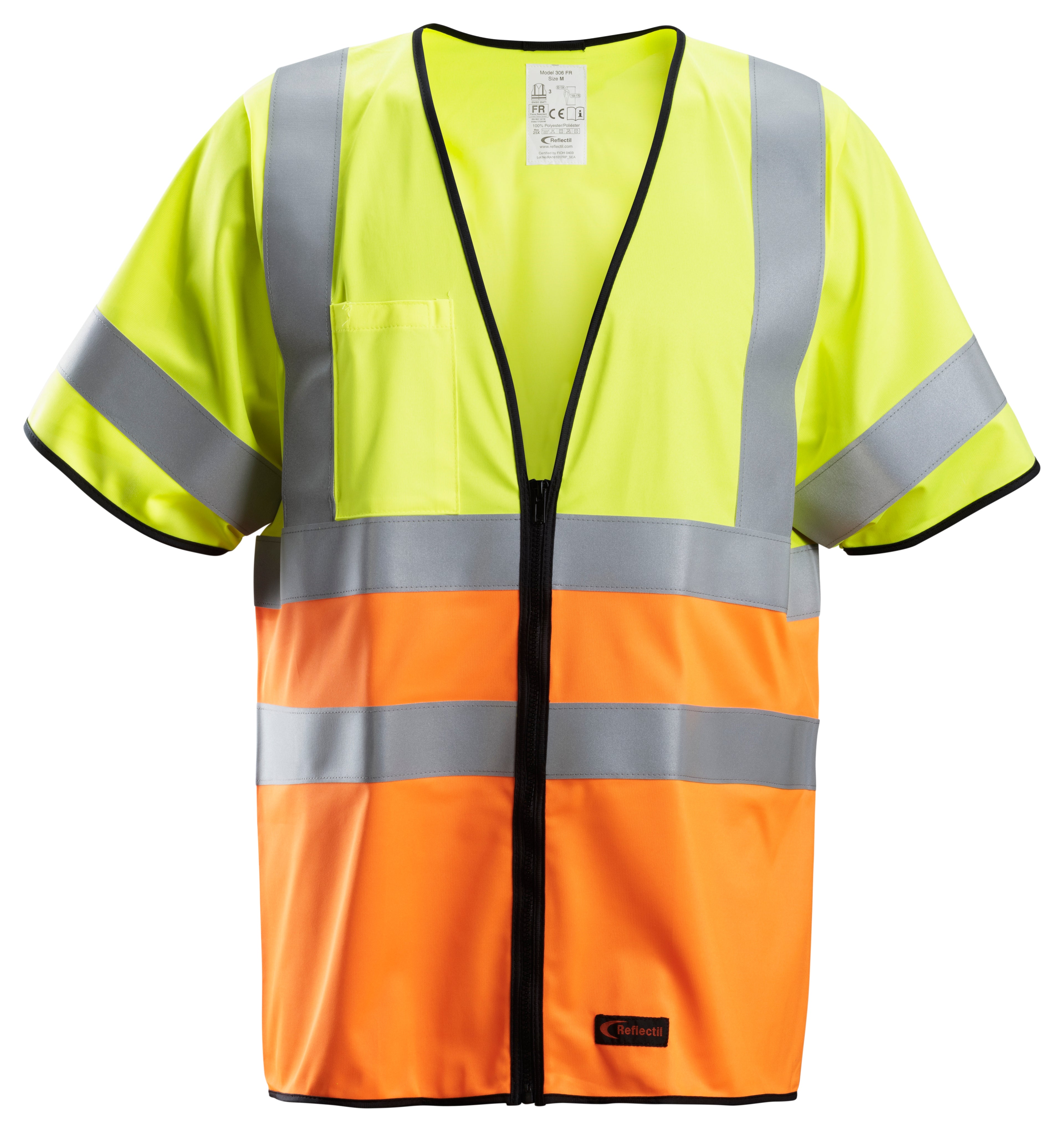 Snickers 4361 ProtecWork, Vest, High-Vis Class 3/2