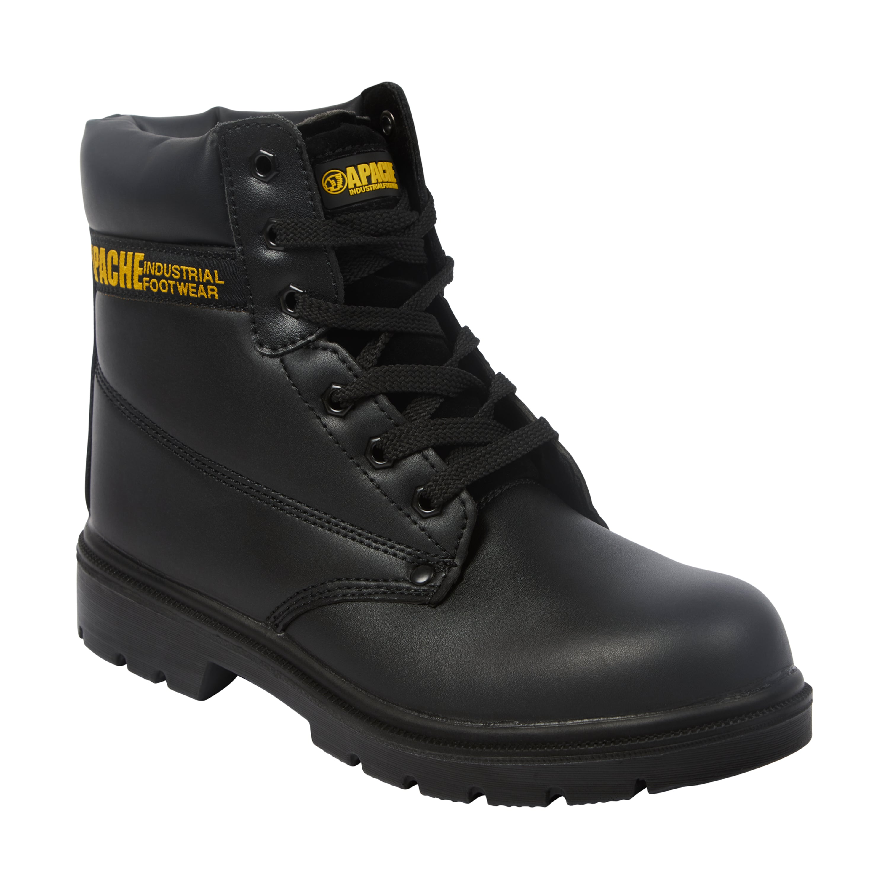 Apache AP300 Black 6 Eye Safety Boot