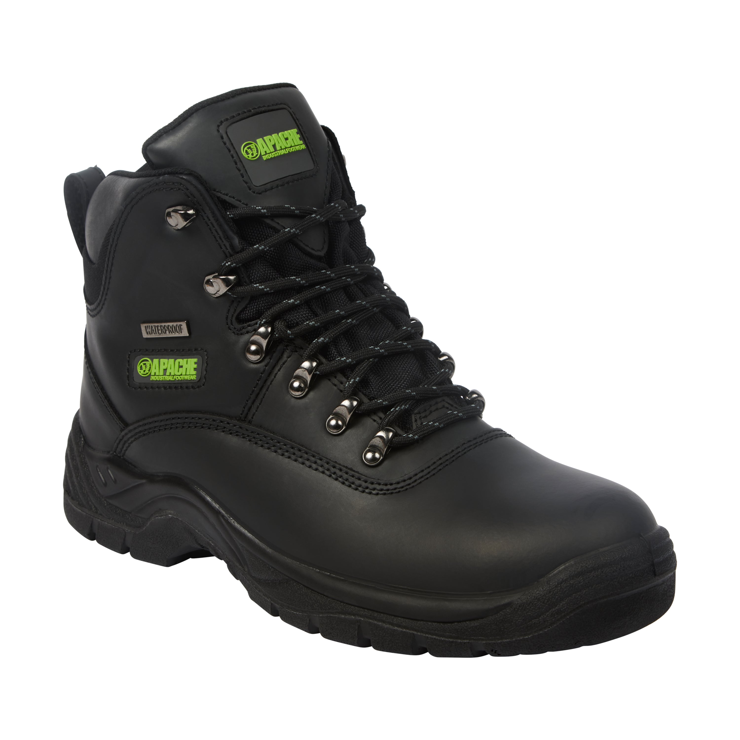 Apache SS812SM Black Waterproof Safety Hiker