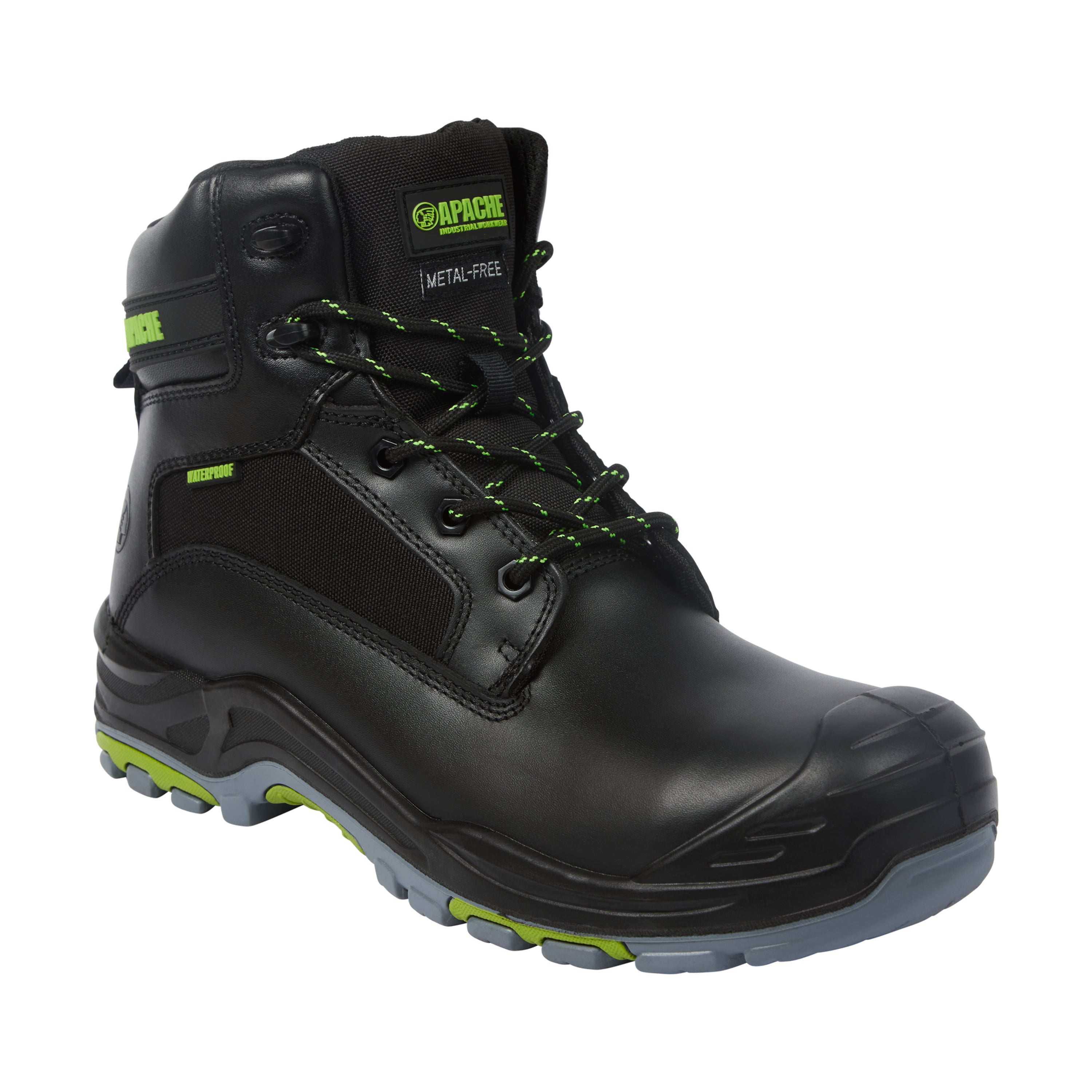 Apache Dakota Black Metal Free Waterproof Safety Boot