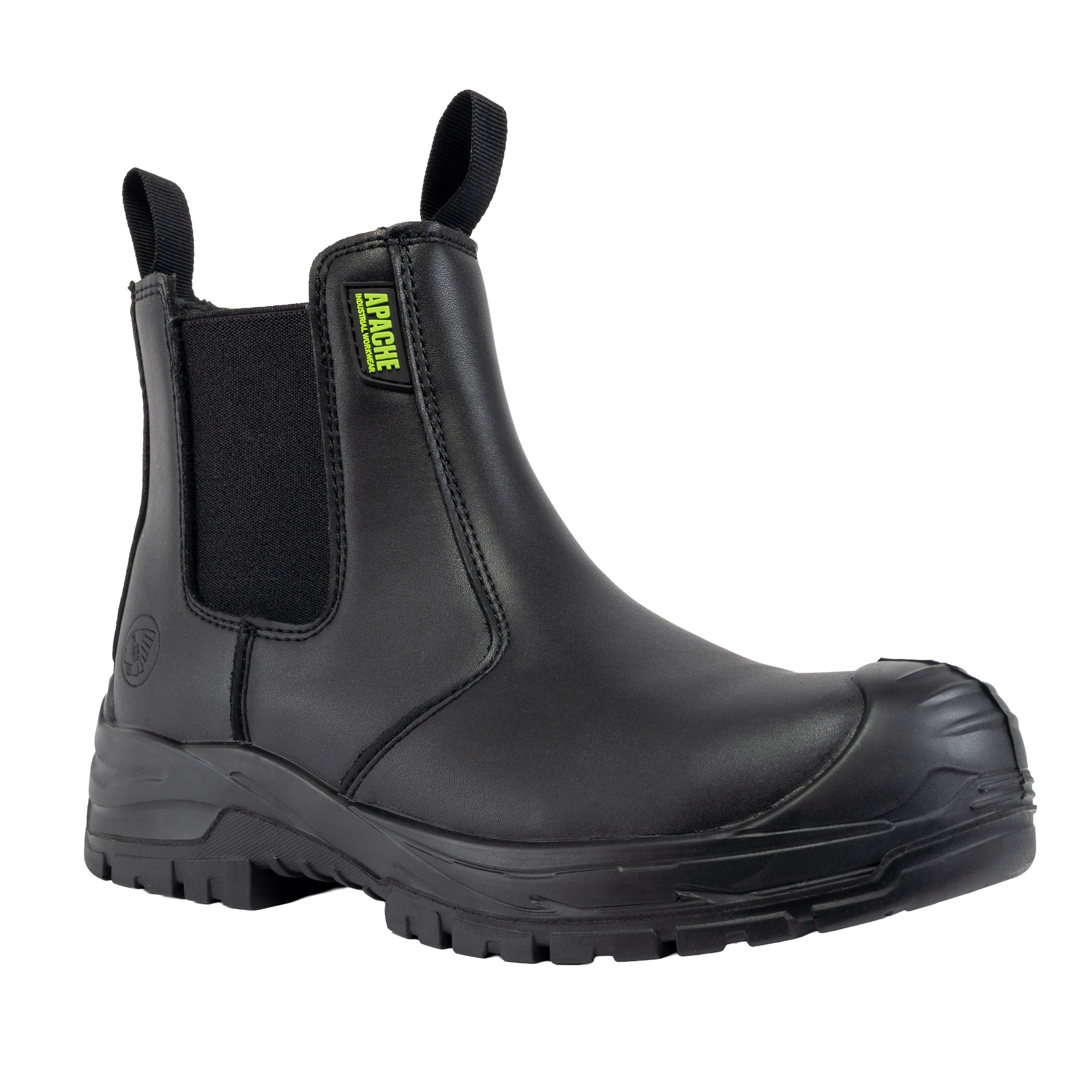 Apache Brooks Recycled Leather Black Dealer Boot
