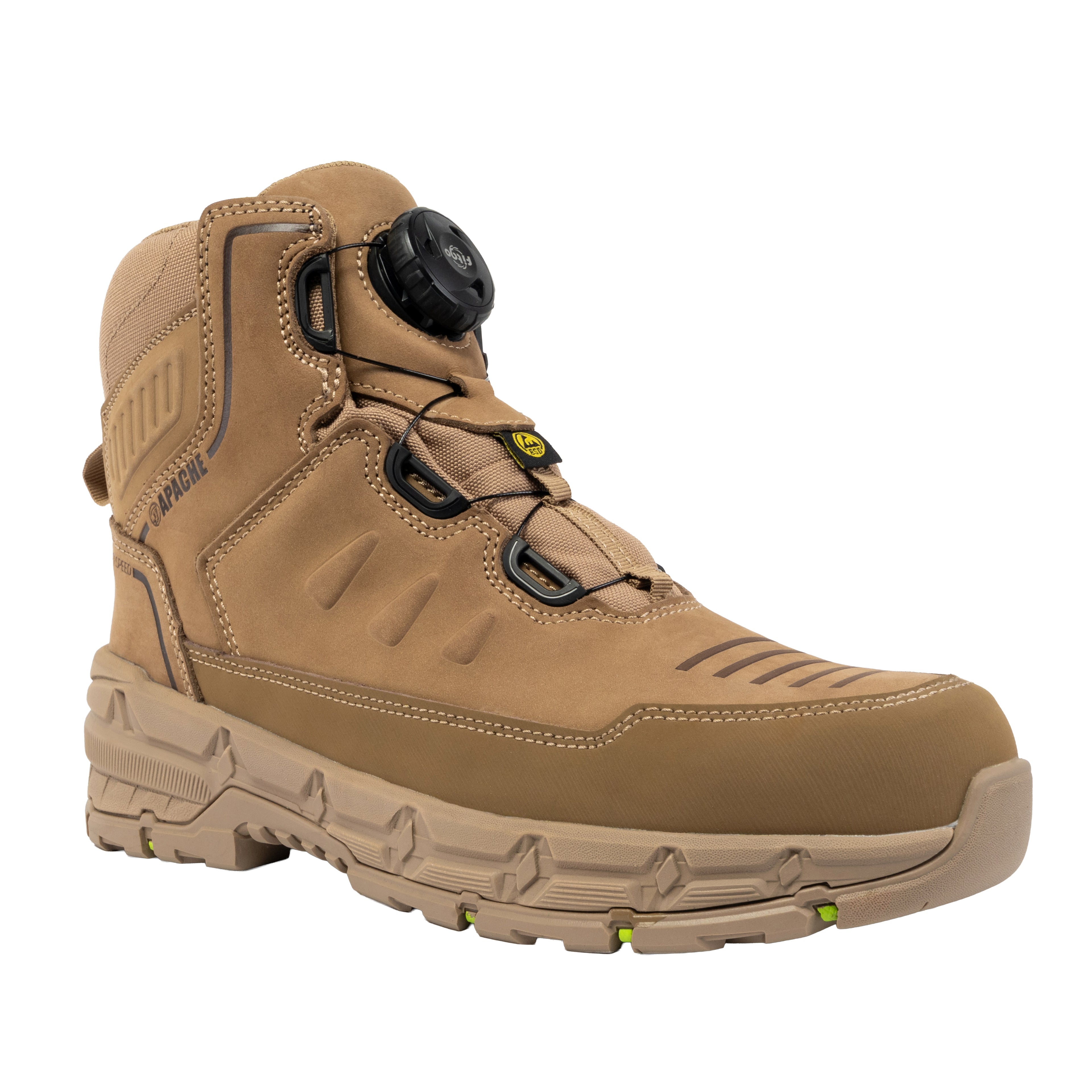 Apache Stonehenge Stone FITGO Safety Boot with Rebound EVA midsole & ESD