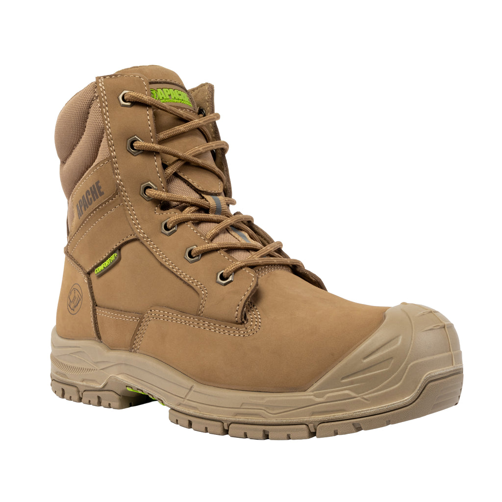 Apache Outback Stone Water Resistant Size Zip Boot with HI & CI