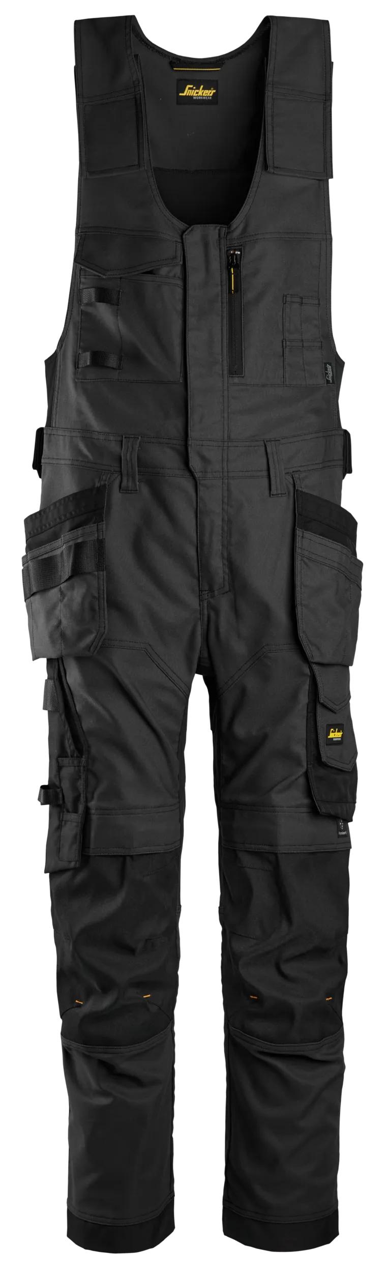 Snickers 6014 AllroundWork, Canvas Stretch One-piece Trousers Holster Pockets