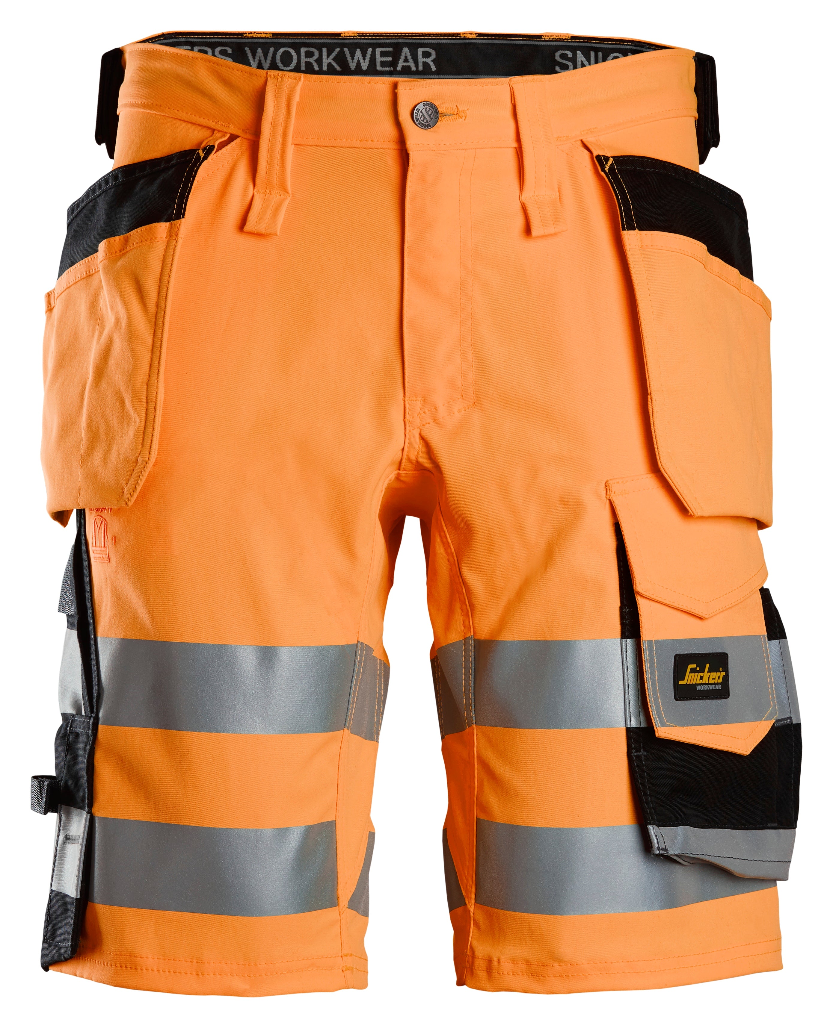 Snickers 6135 High-Vis Class 1 Stretch Shorts Holster Pockets