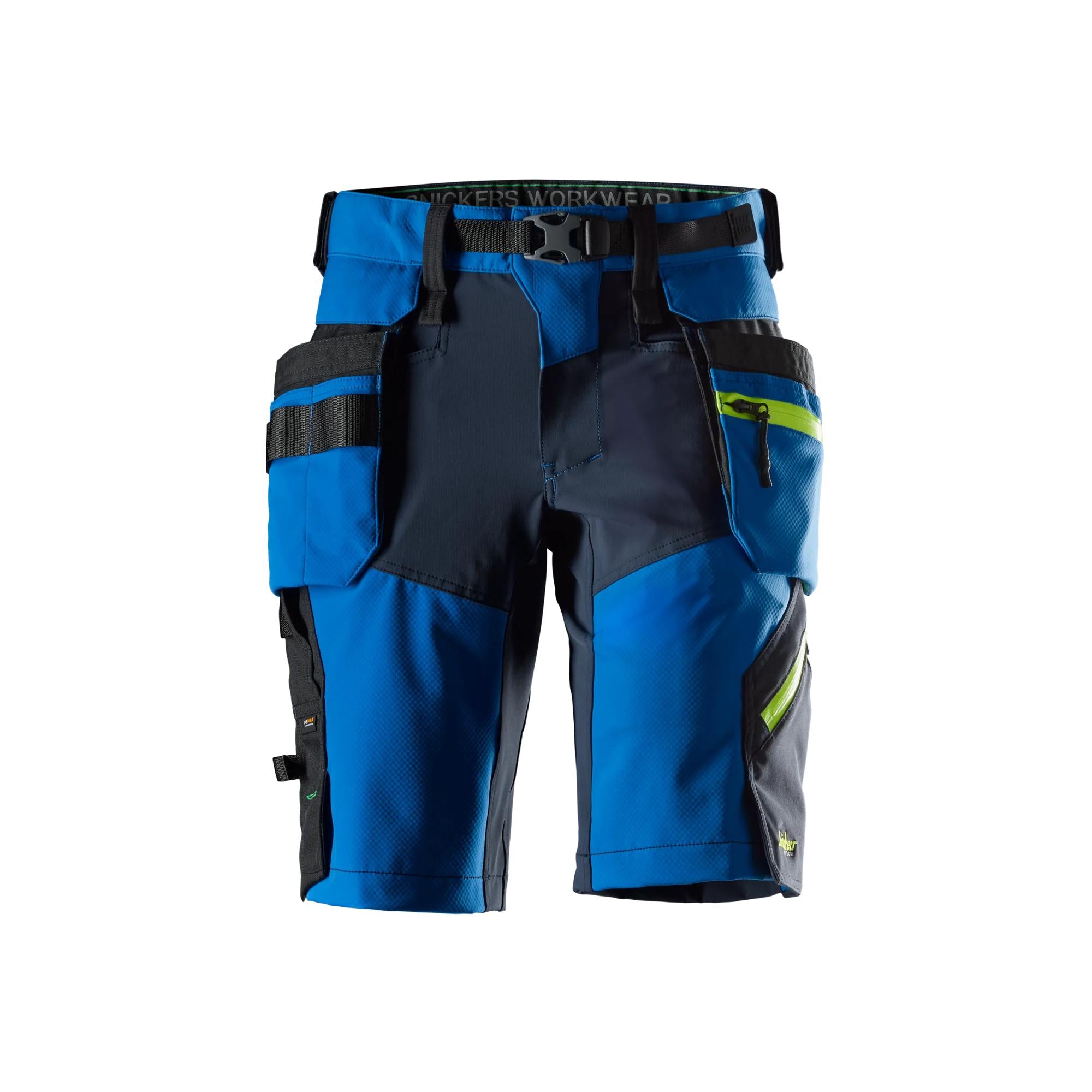 Snickers 6140 FlexiWork Softshell Stretch Shorts Detachable Holster Pockets
