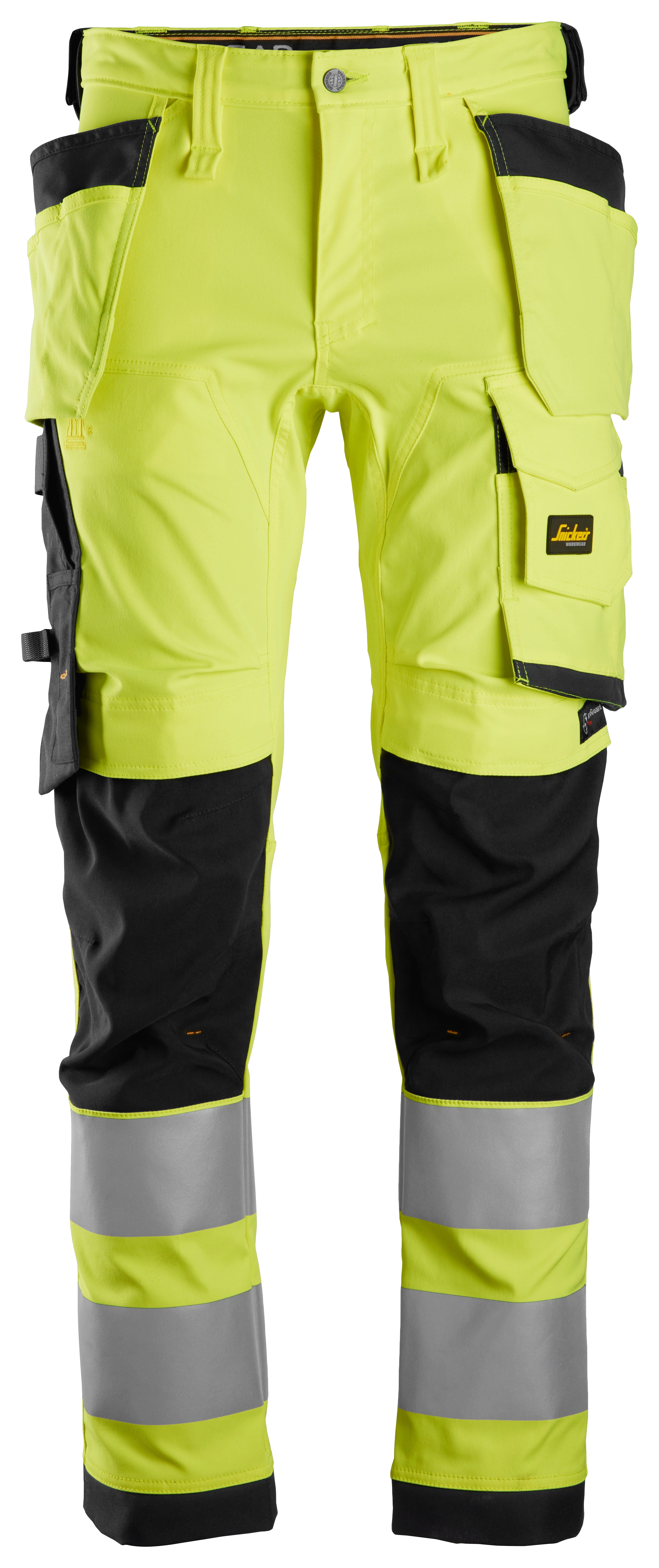 Snickers BLA High-Vis Class 2, Stretch Trousers Holster Pockets