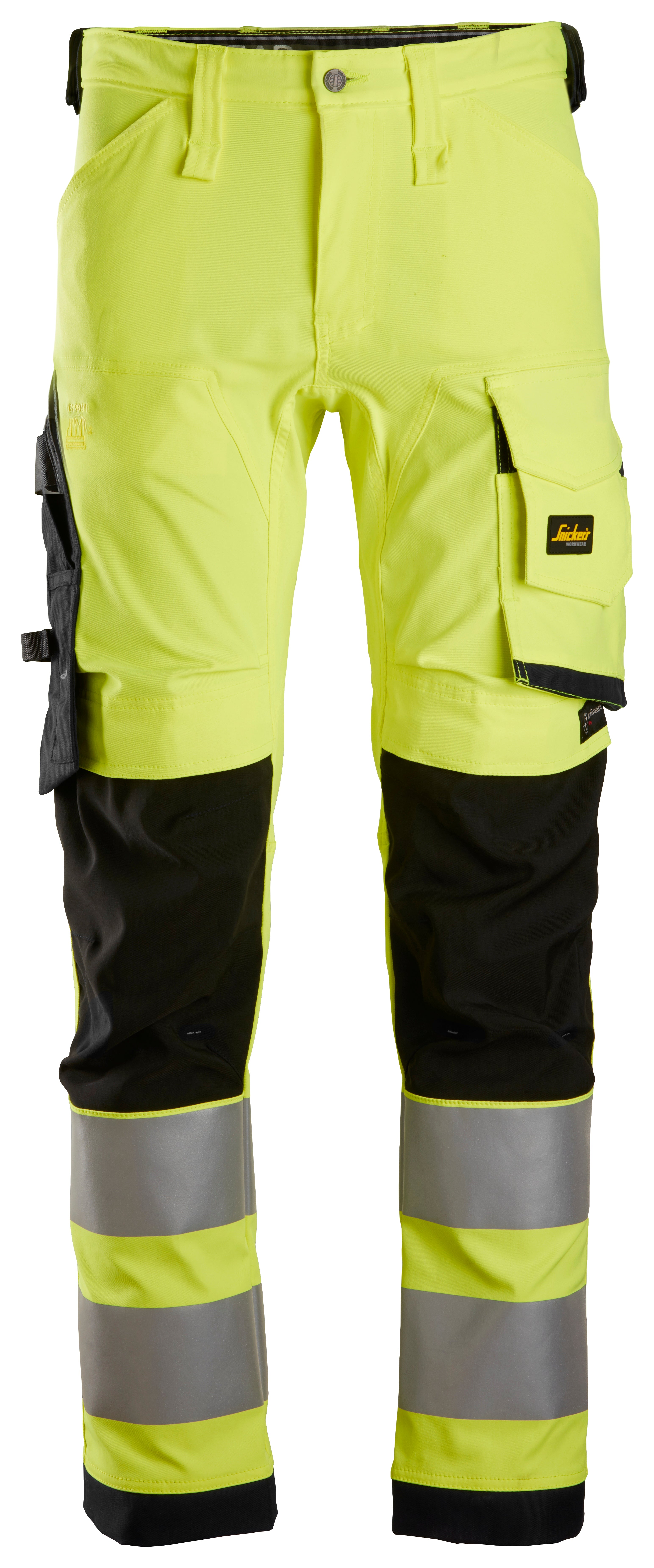 Snickers 6343 High-Vis, Class 2 Stretch Trousers