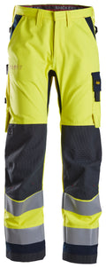 Snickers 6360 ProtecWork, Work Trousers, High-Vis Class 2