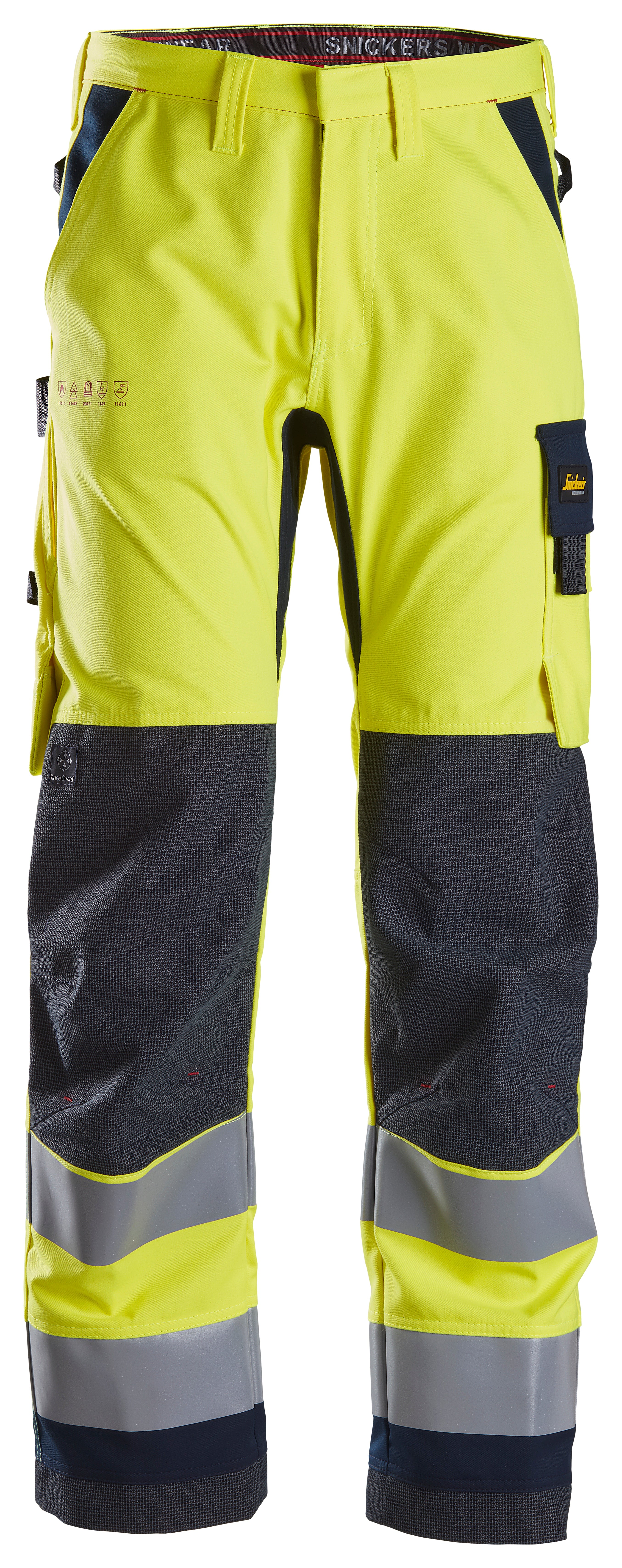Snickers 6360 ProtecWork, Work Trousers, High-Vis Class 2