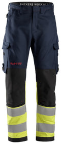 Snickers 6363 ProtecWork, Work Trousers, High-Vis Class 1