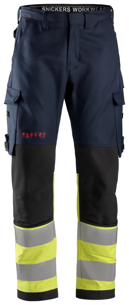 Snickers 6363 ProtecWork, Work Trousers, High-Vis Class 1