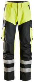 Snickers 6365 ProtecWork, Trousers Reinforced front of leg, High-Vis Class 1