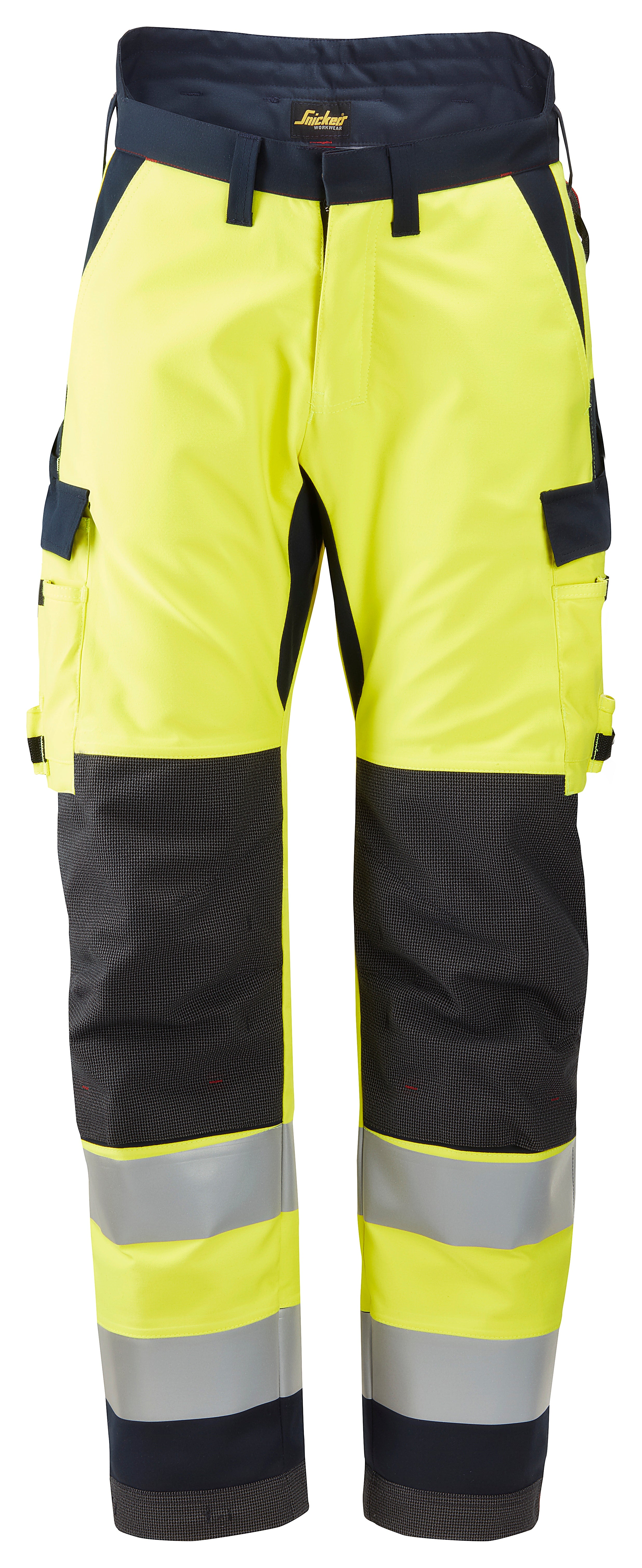 Snickers 6663 ProtecWork, Insulated Trousers, High-Vis Class 2