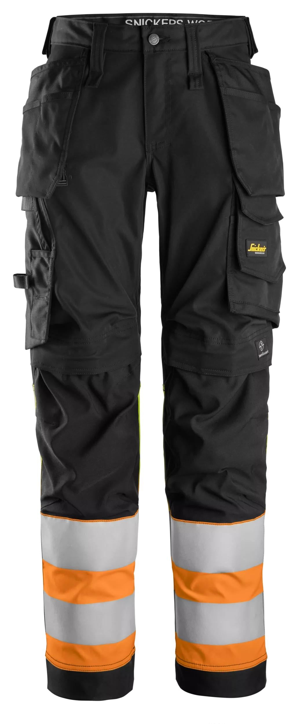 Snickers 6734 High-Vis, Class 1 Women's Stretch Trouser Holster Pockets