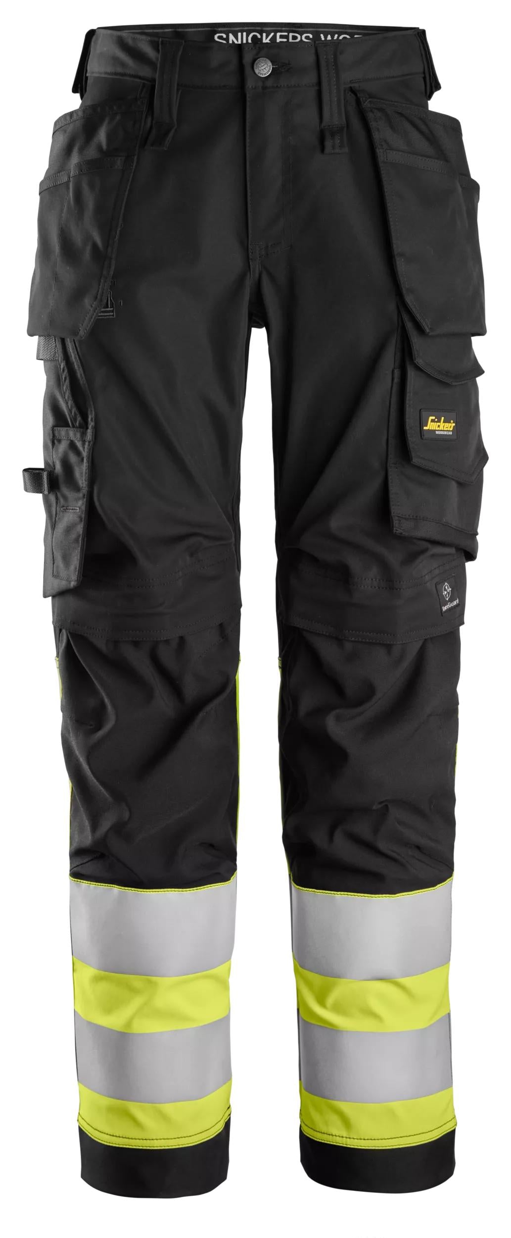 Snickers 6734 High-Vis, Class 1 Women's Stretch Trouser Holster Pockets
