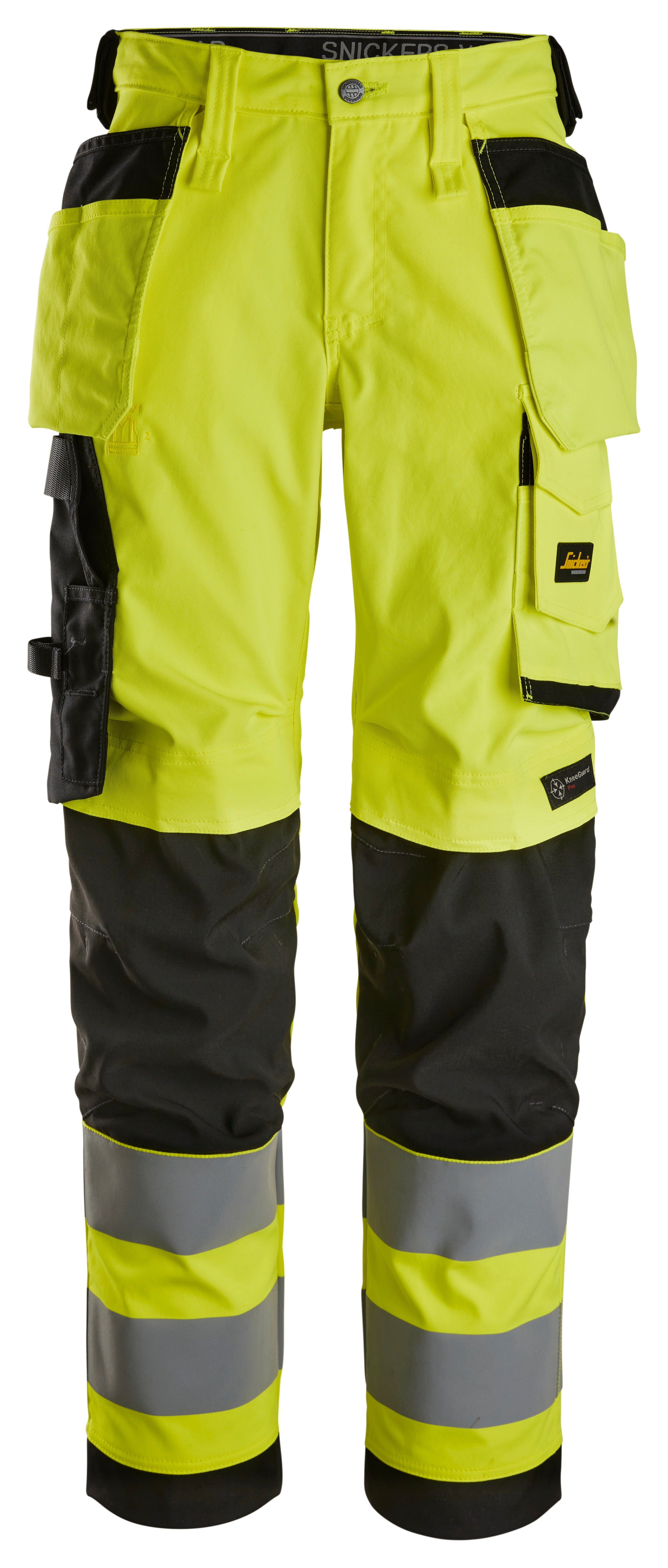Snickers 6743 High-Vis Class 2 Women's Stretch Trousers Holster Pockets
