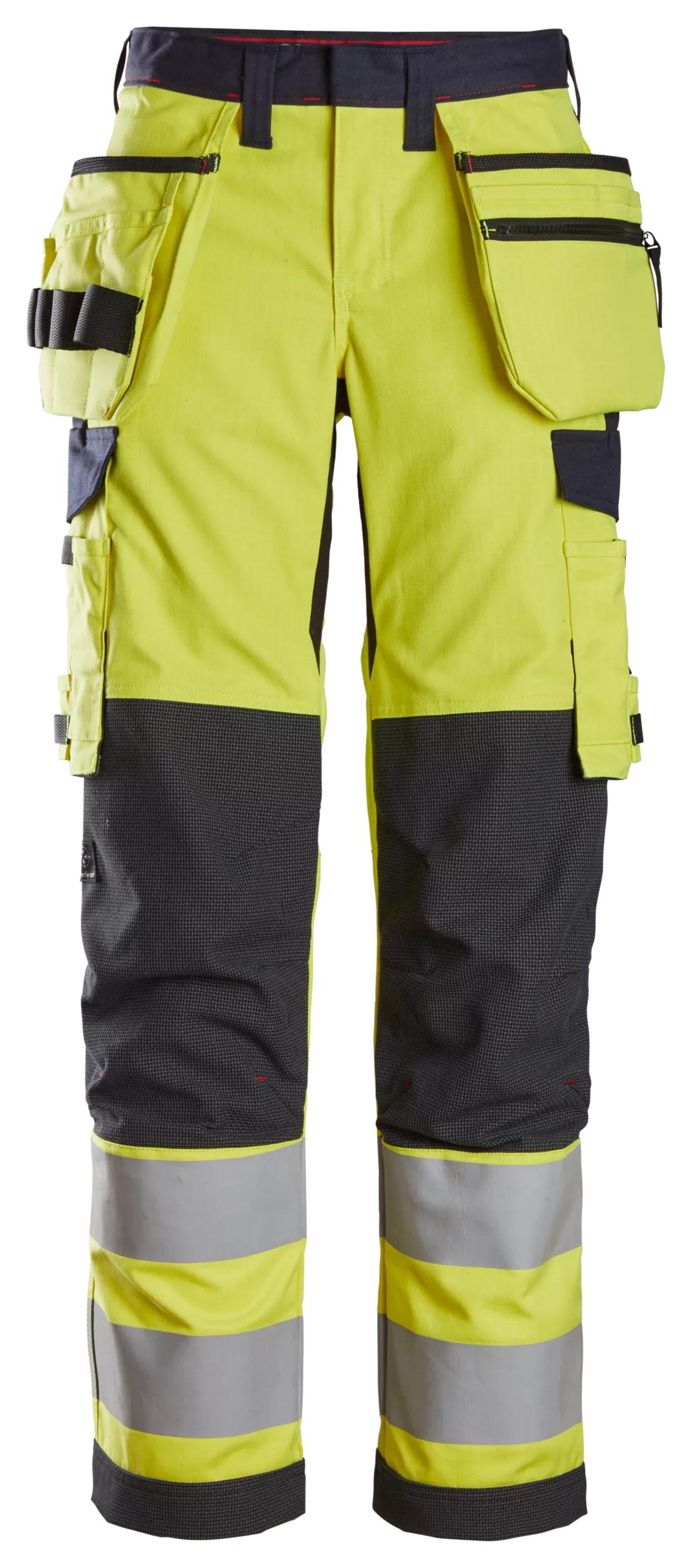 Snickers 6797 ProtecWork, Women's Trousers Holster Pockets, High-Vis Class 2