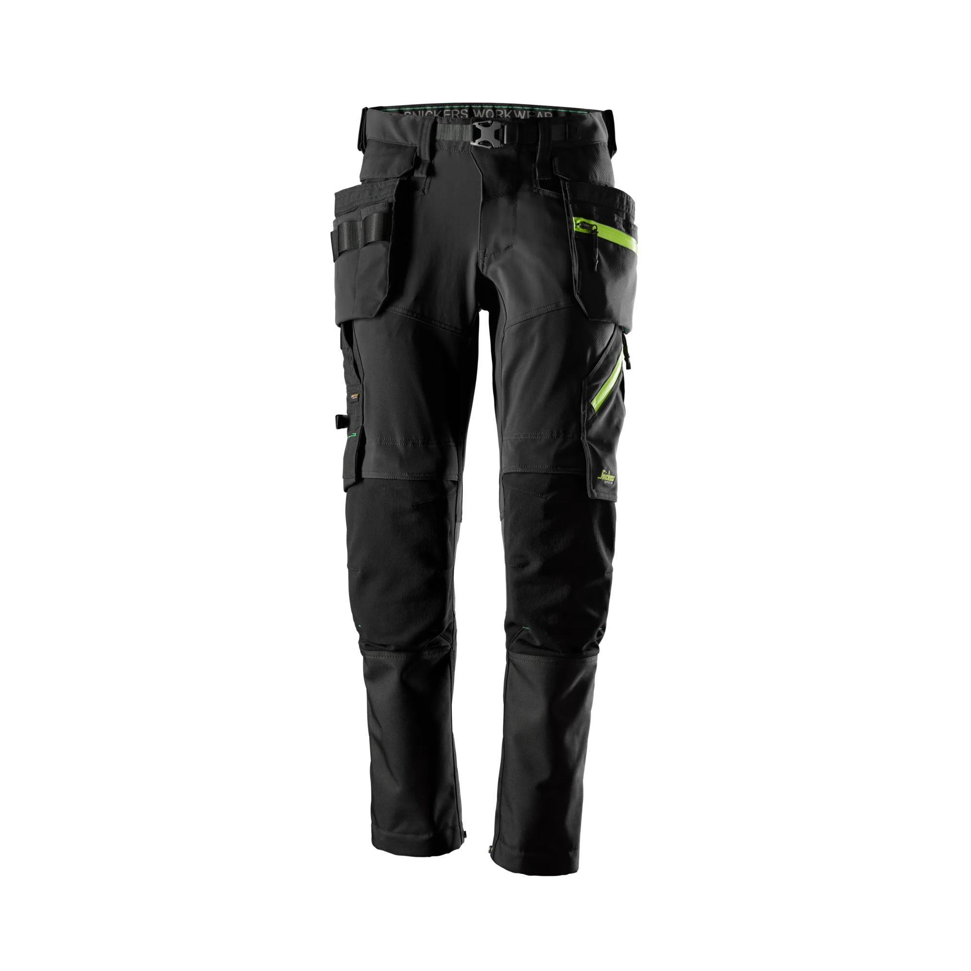 Snickers 6940 FlexiWork Softshell Stretch Trousers Detachable Holster Pockets