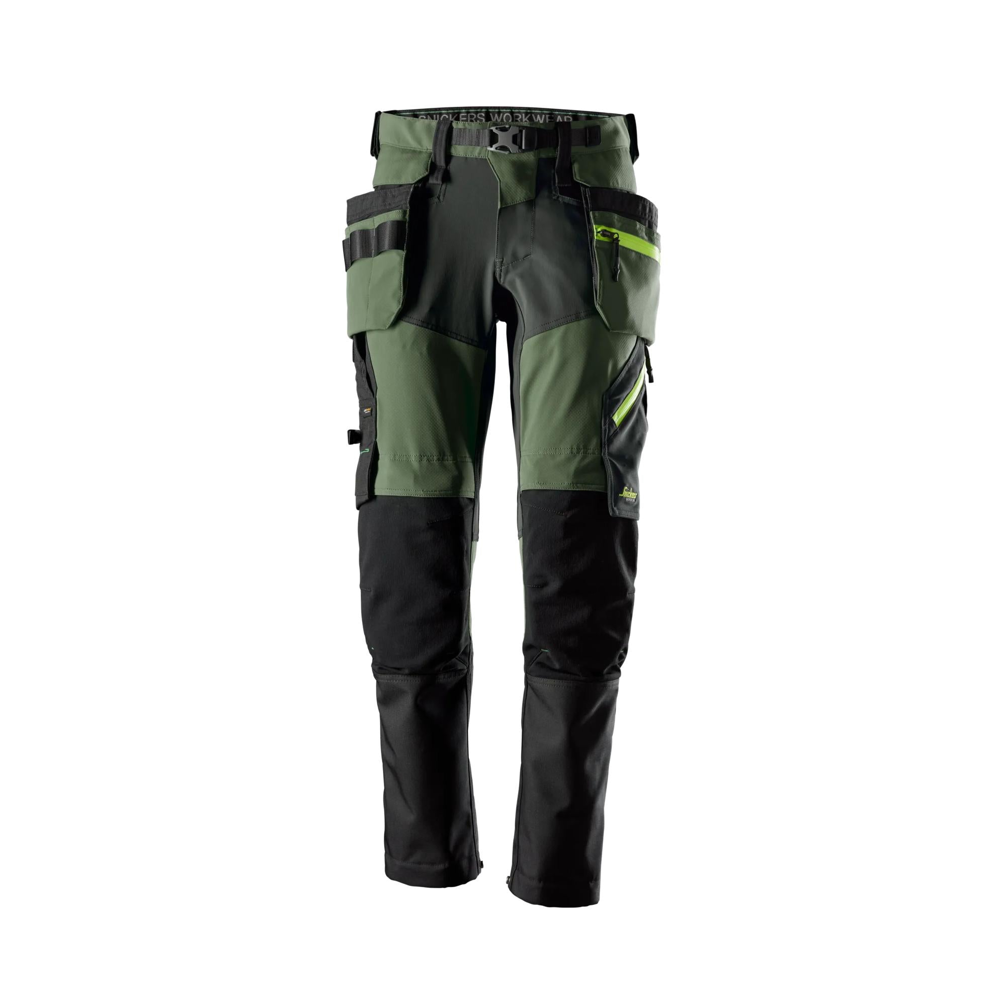 Snickers 6940 FlexiWork Softshell Stretch Trousers Detachable Holster Pockets