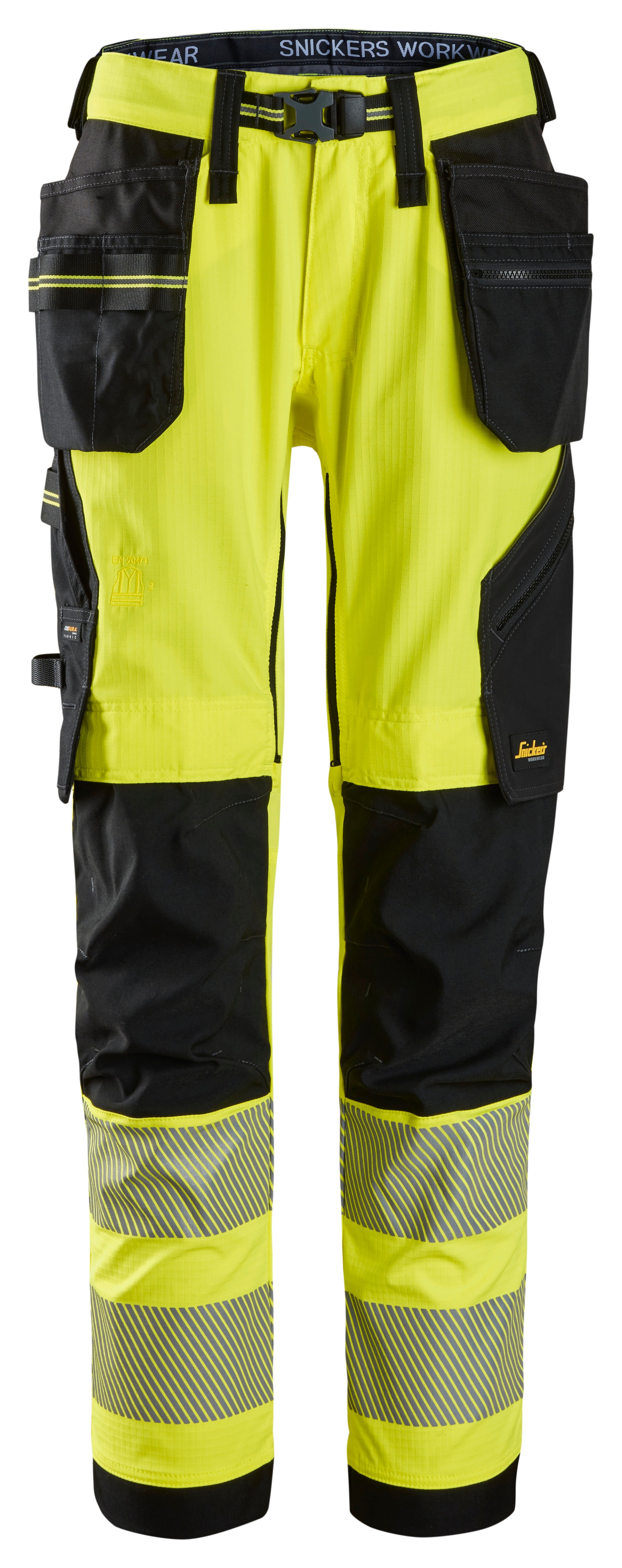 Snickers 6943 High-Vis Class 2 Stretch Work Trousers Holster Pockets