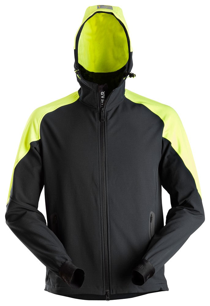 Snickers 8025 FlexiWork, Neon Full Zip Hoodie