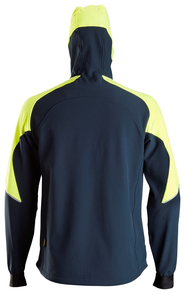 Snickers 8025 FlexiWork, Neon Full Zip Hoodie